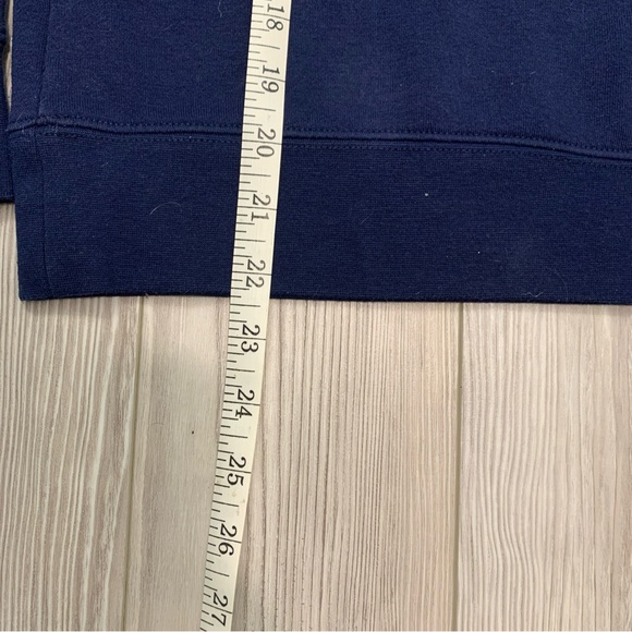 Marmot Navy Crewneck Sweatshirt (Size: Medium) [SLIGHT STAIN ON SLEEVE SEE PICS] - Picture 6 of 9